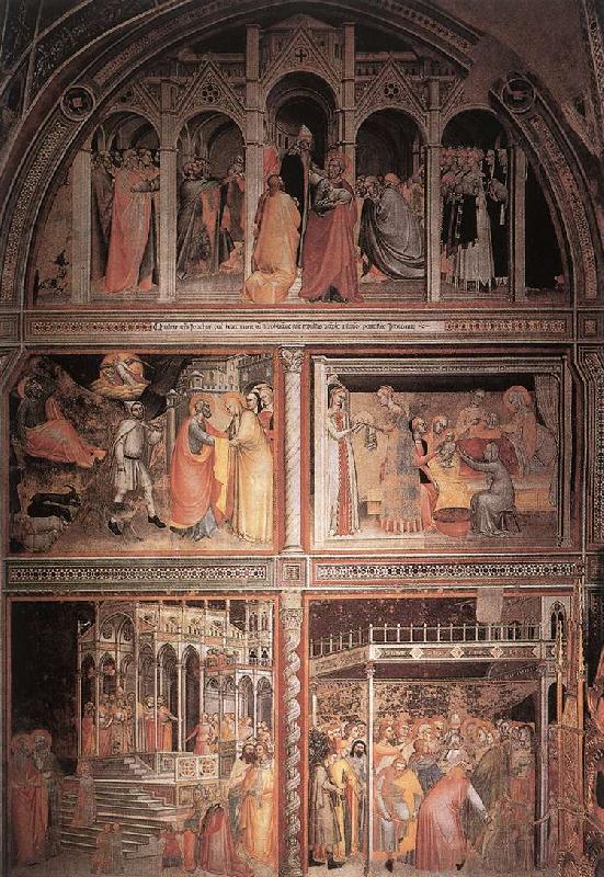 GIOVANNI DA MILANO Scenes from the Life of the Virgin sdg Germany oil painting art